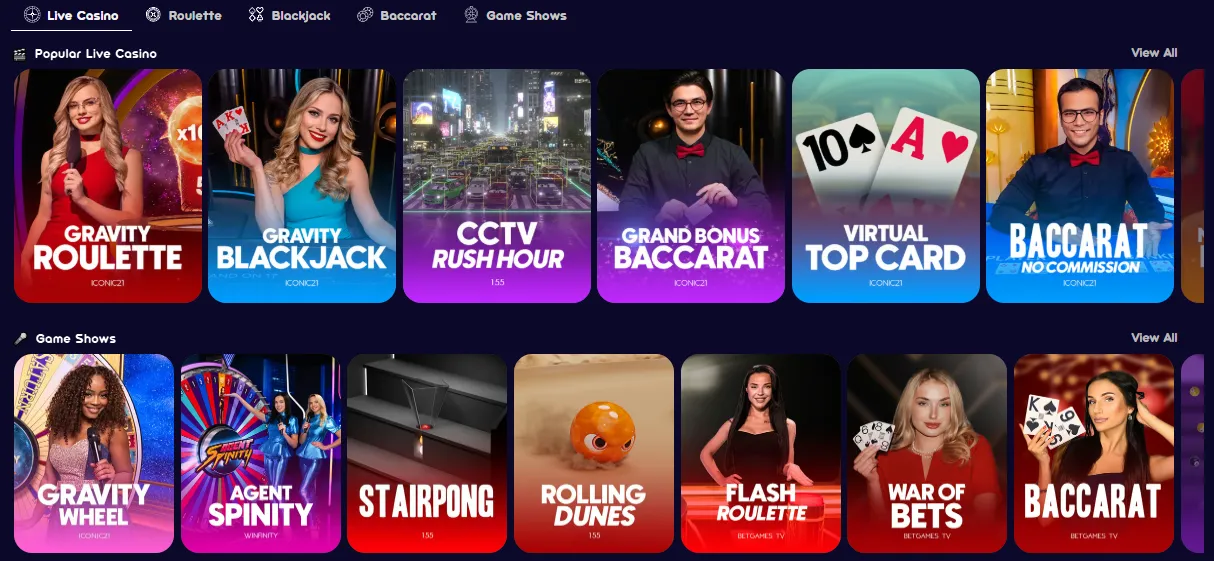 Live Casino Spinsino