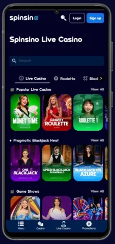 Mobiel Spinsino Casino